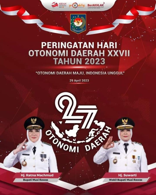 Selamat Hari Otonomi Daerahe XXVII Tahun 2023