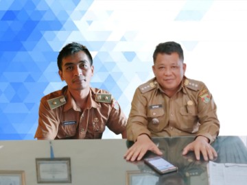 Ini Penjelasan Camat dan Kades, Terkait Pergantian Perangkat Desa Ketuan Jaya