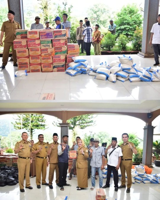 Bupati Musi Rawas Salurkan Bantuan Warga Terdampak Banjir