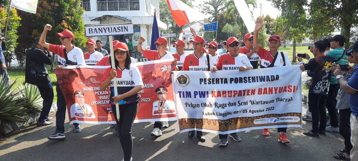 Porseniwada ke-3 Sumatera Selatan Diikuti Ratusan Wartawan