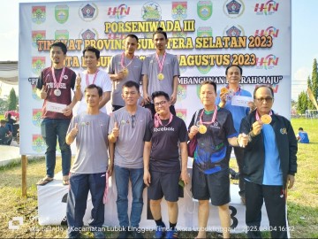 Kontingen PWI Kota Lubuklinggau Juara Umum Porseniwada 2023