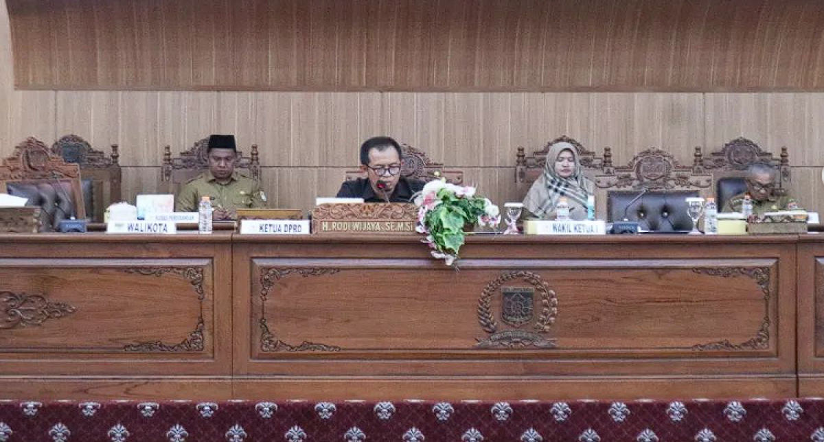 Rapat Paripurna DPRD Kota Lubuklinggau Bahas Laporan Pansus Tentang APBD Perubahan Tahun 2023
