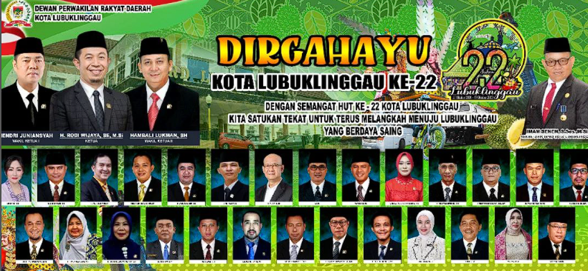 Perayaan Dirgahayu Kota Lubuklinggau ke-22: Momentum untuk Satukan Tekad Menuju Masa Depan yang Lebih Berdaya Saing