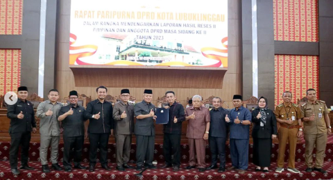 Rapat Paripurna DPRD Kota Lubuklinggau Bahas Laporan Hasil Reses II Masa Sidang Ke II Tahun 2023