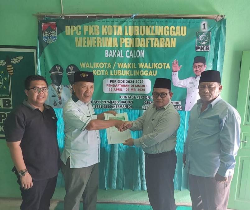 Imam Senen Ambil Formulir di DPC PKB Menuju Pilkada Lubuklinggau