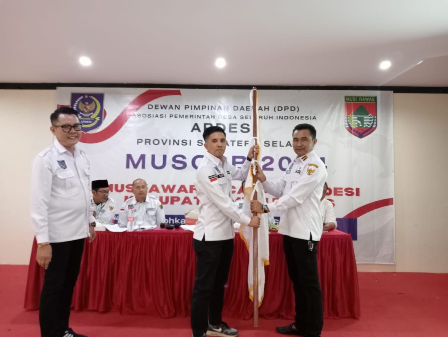 Kades Muara Rengas Pimpin APDESI Musi Rawas