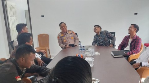 Kapolres Berkunjung Ke Sekretariat PWI Lubuklinggau