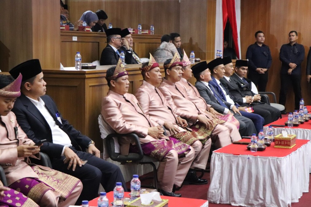 Hadiri Rapat Paripurna Hari Jadi Musi Rawas ke-82, Kapolres Musi Rawas : Siap Bersinergi Menjaga Kamtibmas Demi Kemajuan Daerah,
