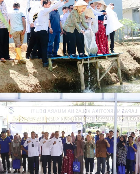Bupati Musi Rawas Hj Ratna Machmud menerima Kunjungan Kerja Dirjen Pemasyarakatan Brigjen Pol Drs Mashudi dan anggota Komisi XIII DPR RI jum’at tanggal, 20 Juni tahun 2025 wib