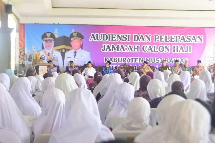 Bupati Musi Rawas Hj. Ratna Machmud Terima Audiensi Calon Jemaah Haji, Sampaikan Doa dan Pesan Khusus