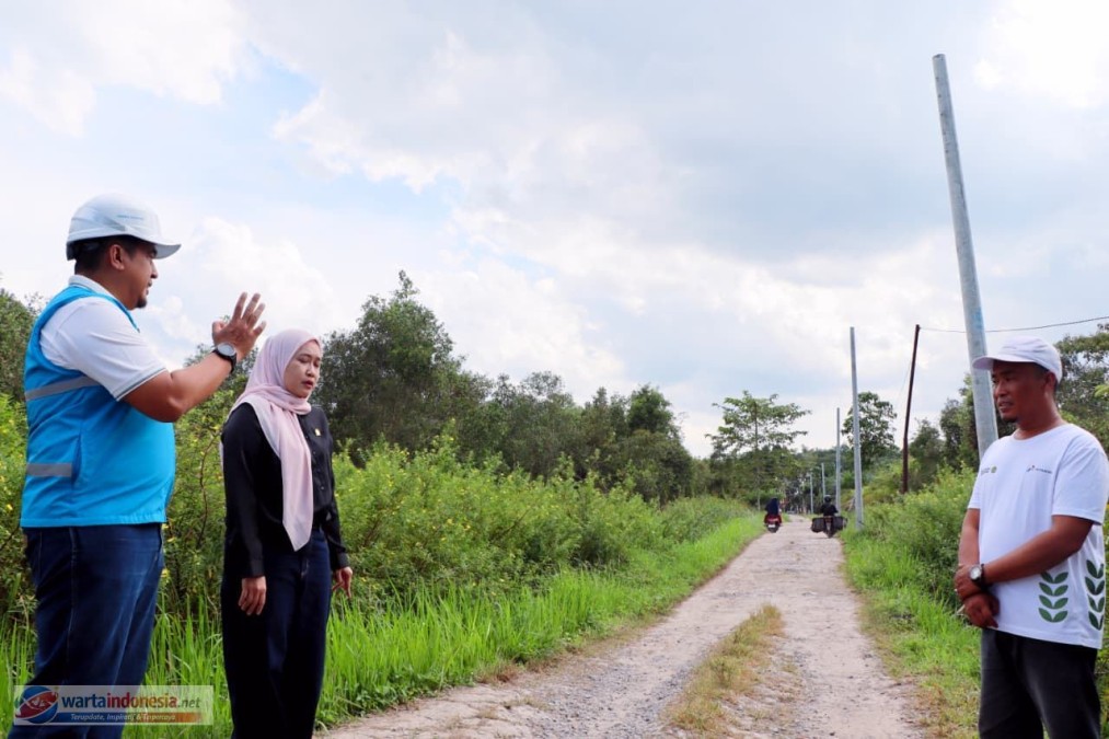 PLN–DPR RI Tinjau Progres Listrik Desa Pulau Semambu, 4,63 Km Jaringan Rampung Jangkau Lima Dusun