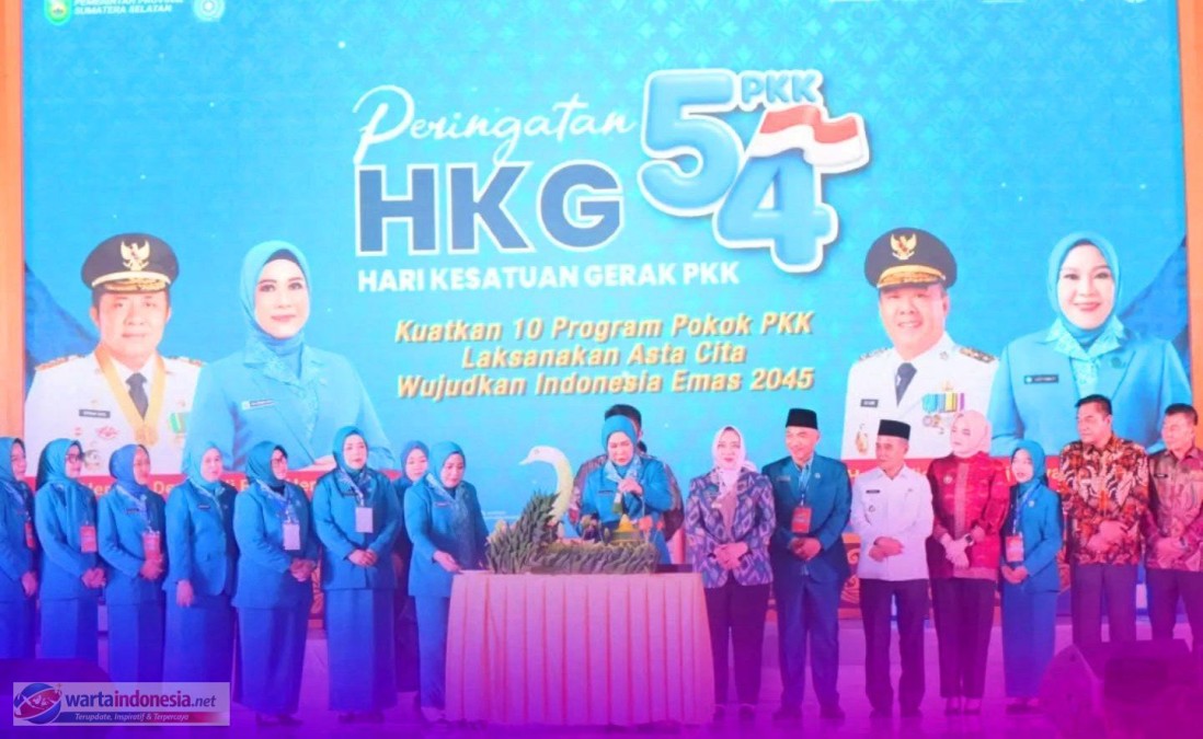 Bupati Musi Rawas Hadiri Pembukaan HKG PKK ke-54 di Palembang, Perkuat Sinergi Program Kesejahteraan Keluarga