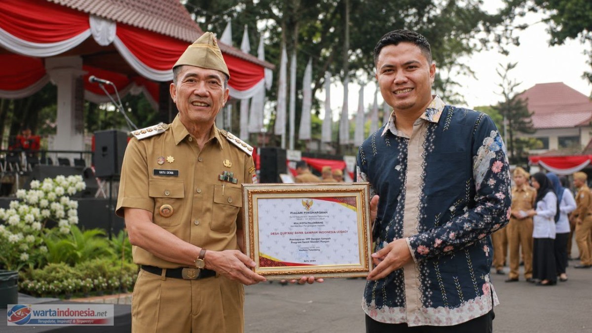 Bank Sampah Mitra Binaan PLN UID S2JB Raih Penghargaan Pemkot Palembang, Program Bayar SPP dengan Sampah Dinilai Berdampak Nyata