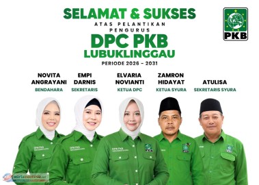 DPC PKB Kota Lubuklinggau Resmi Dilantik Bersama 19.675 Pengurus DPC se-Indonesia, Siap Perkuat Pengabdian untuk Rakyat